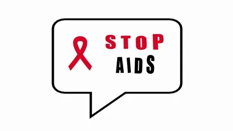 CGI Animation: Red ribbon commemorating "World Aids Day". 4K Footage Stock Footage 245592745