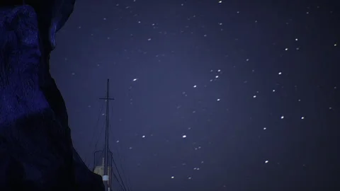 CGI animation of Titanic hitting iceberg, 1912 - Recreation Video stock 202901218