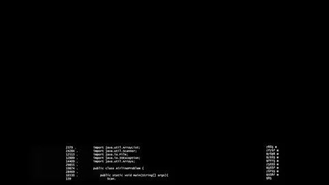 CGI of Computer Code and Binary Data 스톡 동영상 74997478