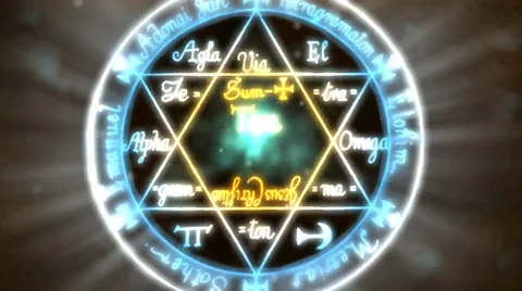 CGI Created Magic Circle Stock-Footage 65111865