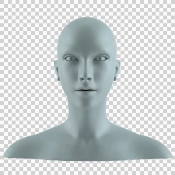 CGI dummy front facing Stock Illustration