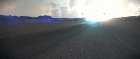 CGI Effect in wide field Stock Footage 168438282