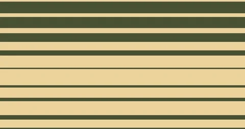 CGI horizontal yellow strips. Zoom in and out. Herbal green background. 8K loop Video stock 120611855