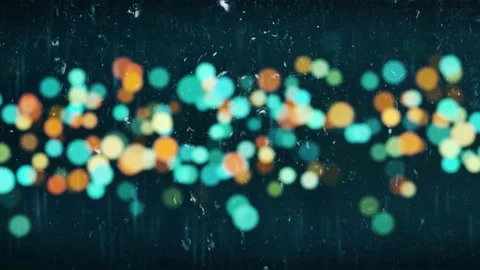 CGI Loopable Animation. Abstract colorful bokeh. Summer nobody nature landscape. Stock Footage 193995728