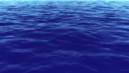 Cgi Waves Surface Retro Liquid Motion Background Loop Deep Blue Stock Footage