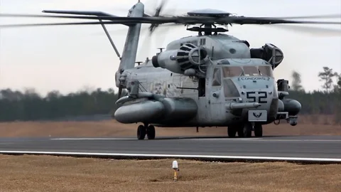 CH-53 Sea Stallion and other military Stock Video Pond5
