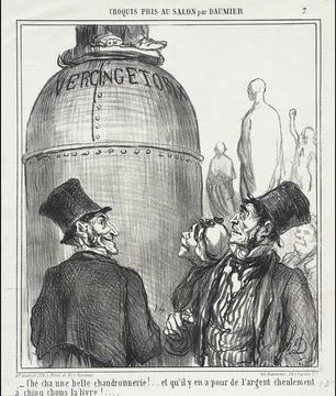 Ch cha une belle chaudronnerie!.... Honor Daumier (France, Marseilles, 1808.. Stock Illustration