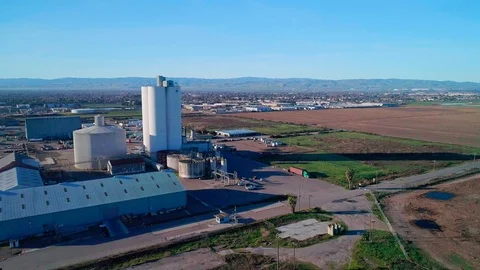 C&amp;H Sugar Factory Stock Footage 90383141