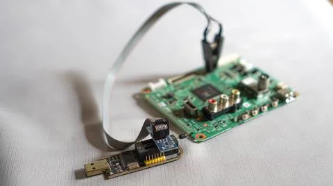 CH341A chip programmer tool - Software engineer Stock-Fotos