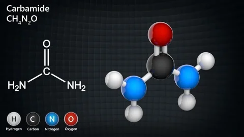 CH4N2O carbamide Stock Footage 146058855