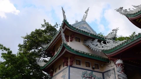 Cha Linh Ung Temple Stock Footage 113676848