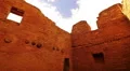 Chaco Culture 30 Time Lapse Zoom In Pueblo Bonito Native American Ruins Sunset HD Footage
