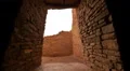 Chaco Culture 31 Time Lapse Zoom In Pueblo Bonito Native American Ruins Sunset HD Footage
