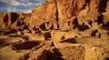 Chaco Culture 43 Time Lapse Pueblo Bonito Native American Ruins HD Footage
