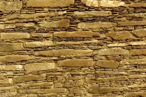 Chaco wall detail construction background Stock Photos