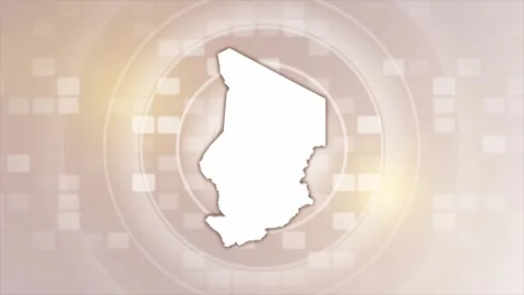 Chad Animated Map Stock Footage 275595758