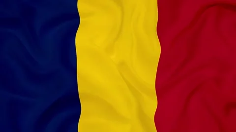 Chad Flag Background, Chad waving flag Texture background Stock Footage 283364993