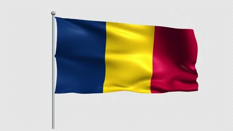 Chad flag - Pack 1 Stock Footage 339733366