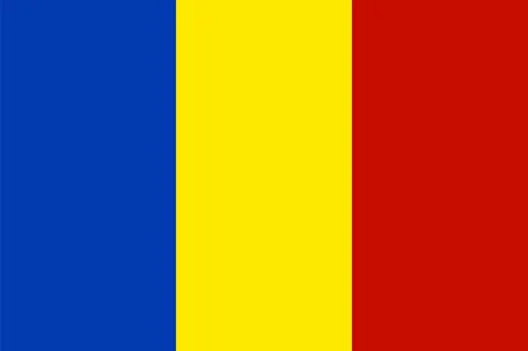 Chad flag vector Stock Illustration