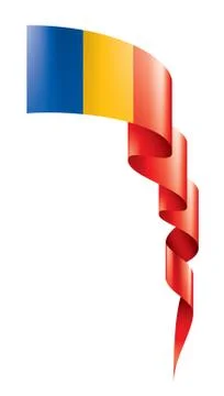 Chad flag, vector illustration on a white background. Stock Illustration