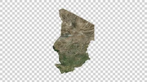 Chad Map Stock Illustration
