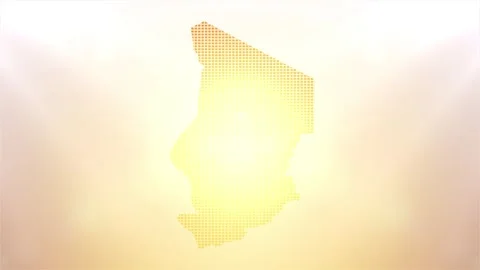 Chad Map Opener Stock Footage 247888518