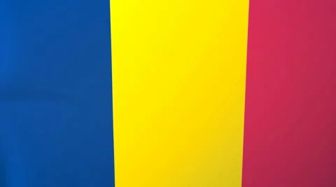 Chad Waving Flag Stock Footage 10761685