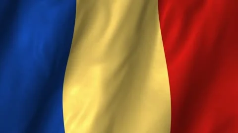 Chad Waving Flag Video stock 12247755