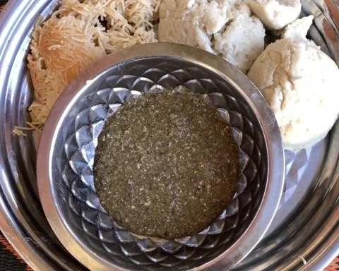 A chadian lunch Stock Footage 220622614