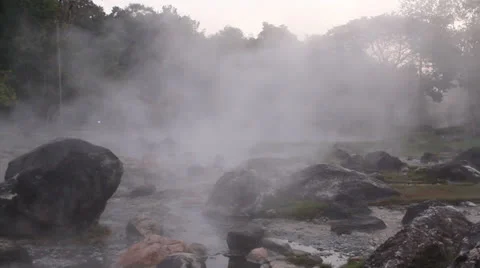 Chae Son hot water Stock Footage 25925714