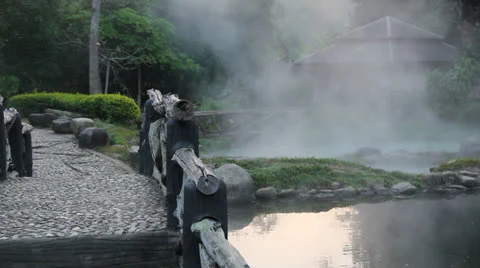 Chae Son hot water Stock Footage 25925876