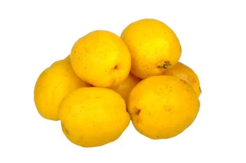 Chaenomeles on white Stock Photos