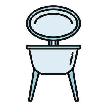 Chafing dish vector icon for buffet catering Stock Illustration