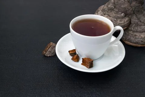 Chaga tea 写真素材