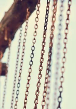 Chain abstract composition Stock Photos