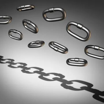 Chain Abstract Stock Illustration
