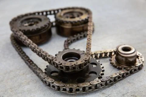 Chain and gears 6 Stock Photos