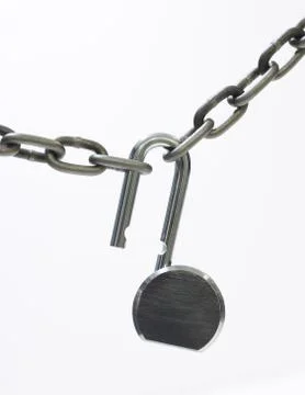 Chain and lock Stock Photos