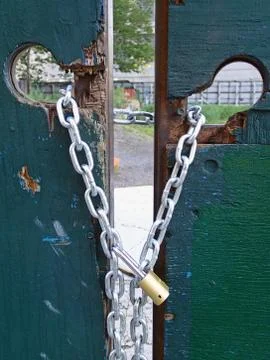Chain and Padlock Stock Photos
