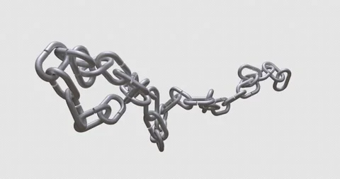Chain Animation Stock Footage 153769216