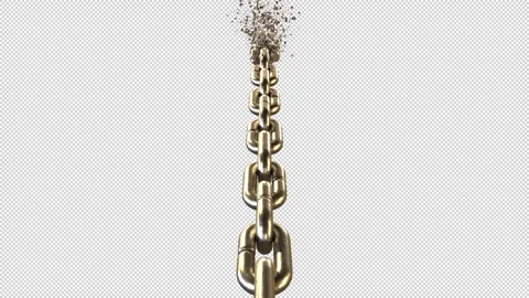 Chain Animation Stock Footage 324733955