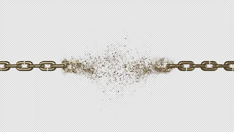 Chain Animation Stock Footage 324734274
