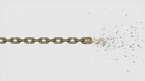 Chain Animation Stock Footage 324734690
