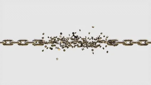 Chain Animation Stock Footage 324908532