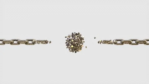 Chain Animation Stock Footage 325065738
