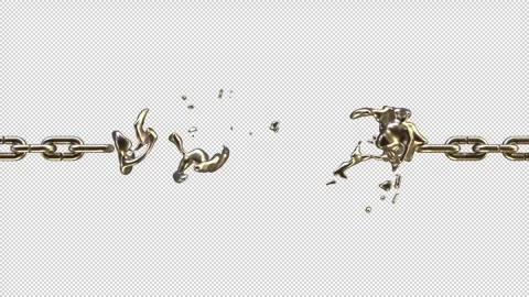 Chain Animation Stock Footage 325214140