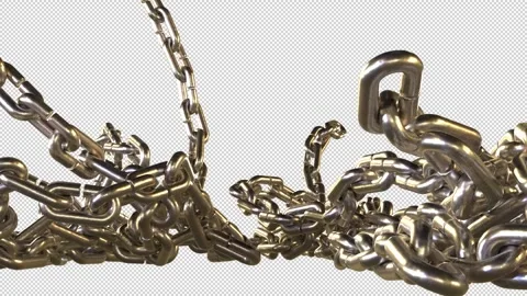 Chain Animation Stock Footage 325510991