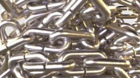 Chain Animation Stock Footage 325511031