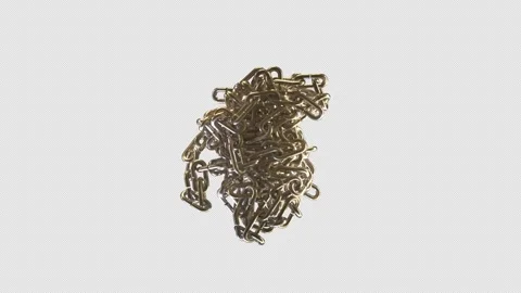 Chain Animation Stock Footage 325529525