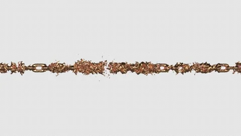 Chain animation Stock Footage 327350860